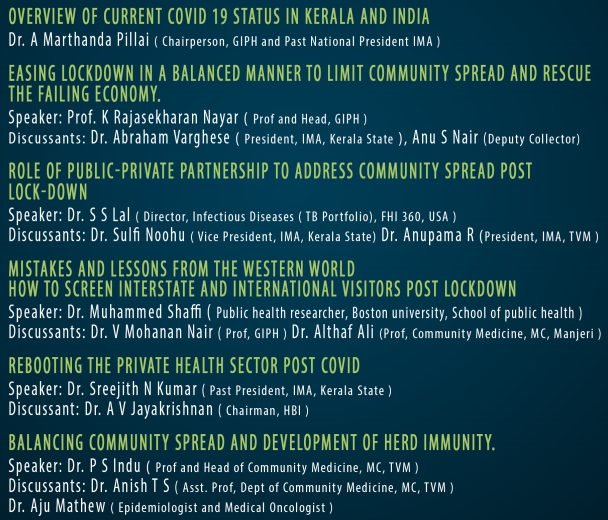 Webinar: COVID-19 Post Lockdown Challenges & the Way Forward