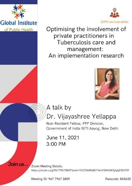 Optimising the Involvement of Private Practitioners in Tuberculosis Care and Management